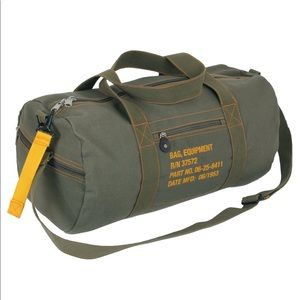 Rothco Small Equipment Duffle Bag Green Canvas